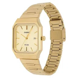 casio Men A2470 Enticer Analogue Dial Stainless Steel Strap Watch - MTP-B185G-9AVDF image 2