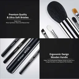 vega professional Pack of 12 Makeup Brush Set - VPPMB-43 image 2