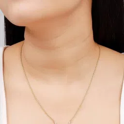 giva Sterling Silver Gold-Plated Studded Nawab Necklace image 2