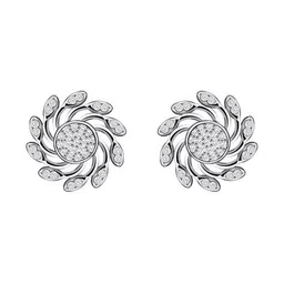 giva Sterling Silver Stone Stud Earrings image 2