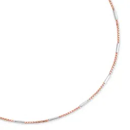zavya Women Sterling Silver Rose Gold-Plated Anklet image 2