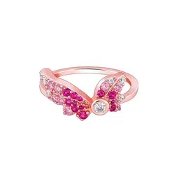 giva Women Sterling Silver Rose Gold-Plated Ring image 2