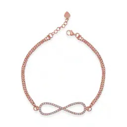 giva Rose Gold Infinity Bracelet image 2