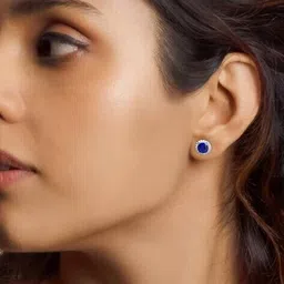 giva Women Sterling Silver Stone-Stud Earrings image 2