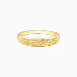 giva Girls Sterling Silver Gold-Plated Stone-Studded Ring image 2