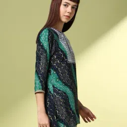 acai Women Bandhani Print Relaxed Fit Top image 2