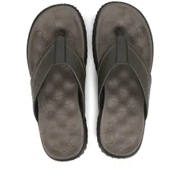 fentacia Men Thong-Strap Flip-Flops with Stitch Detail image 2