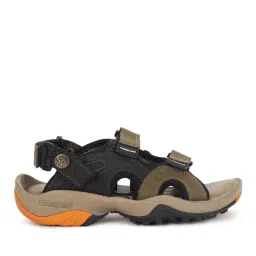 woodland Men Sandals with Flat Nubuck Upper image 2