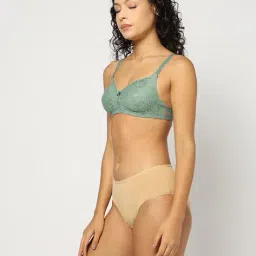 yousta Non-Wired Lightly Padded Lace Bra image 2