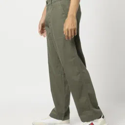 yousta Men Mid-Rise Relaxed Fit Pants image 2