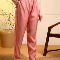 worivoc Women Embroidered Straight Kurta with Pants & Dupatta Set image 2