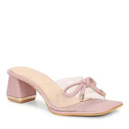 fyre rose Women Square-Toe Chunky Heeled Sandals image 2