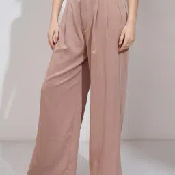 tokyo talkies Women Mid Rise Wide Leg Trousers image 2