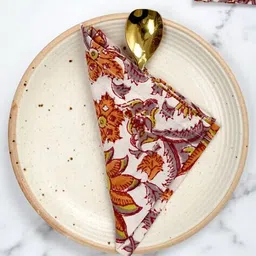 ratancart Set of 6 Floral Print Napkins image 2