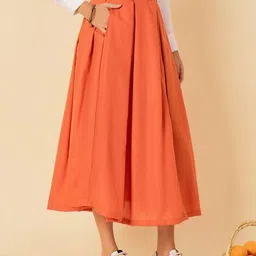 uptownie Women Flared Skirt with Insert Pocket image 2
