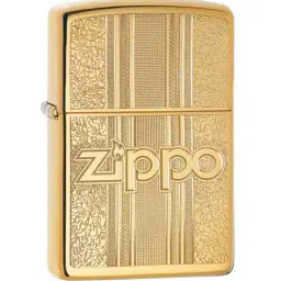 zippo Typographic Metallic Windproof Lighter image 2