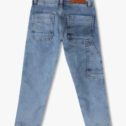 lee cooper Boys Heavy-Wash Carrot Fit Jeans image 2