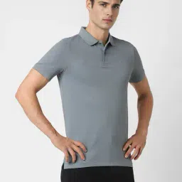 peter england Men Polo T-Shirt with Logo Embroidered image 2