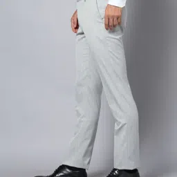 arrow Men Tapered Fit Flat-Front Trousers image 2