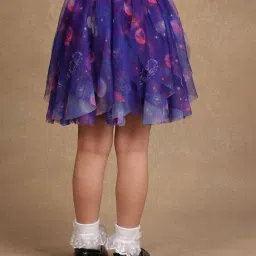 one friday Girls Printed Flared Skirt image 2