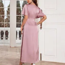 outzidr global Women Sweetheart-Neck A-Line Dress image 2