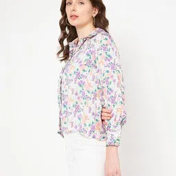madame Women Relaxed Fit Floral Print Shirt image 2