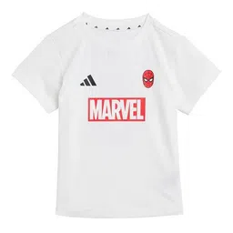 adidas kids Disney Marvel Spider Man Print T-Shirt & Shorts Set image 2