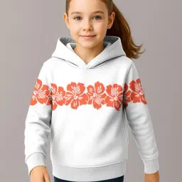 hellcat Girls Pack of 2 Floral Print Regular Fit Hoodies image 2