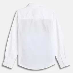 allen solly Boys Colourblock Slim Fit Shirt with Spread Collar image 2