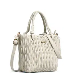 exotic Women Quilted Tote Bag with Detachable Strap image 2