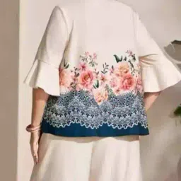 acai Women Floral Print Straight Tunic image 2