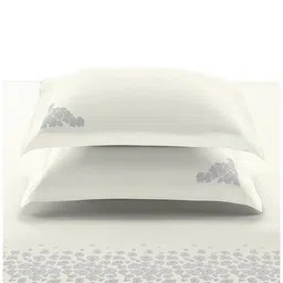 sansaar 200 TC Embroidered King-Size Bedsheet with Pillow Covers image 2