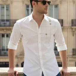 buda jeans co Men Embellished Regular Fit Shirt image 2