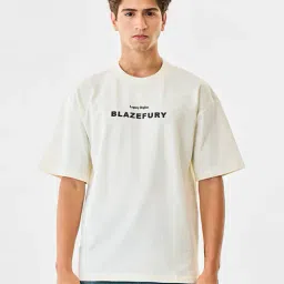 snitch Men Crew-Neck Printed T-shirt image 2