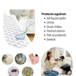 haus & kinder Layer Quilted Single Mattress Protector image 2