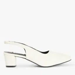 elle Women Pointed-Toe Block-Heeled Slingback Mules image 2