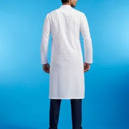 diwas by manyavar Men Regular Fit Kurta with Mandarin Collar image 2