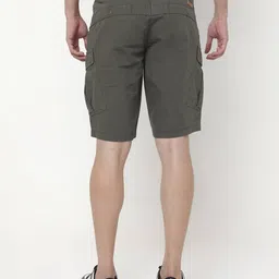 gas Solid Regular Fit Cotton Shorts image 3