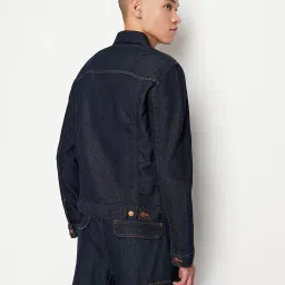 armani exchange Dark Washed Denim Jacket image 3