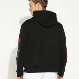 gas Men Brand Print Regular Fit Zip-Front Hoodie image 3