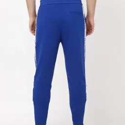 armani exchange Regular Fit Track Pants with Typographic Taping image 3