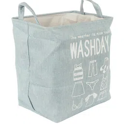 cortina eyelet curtain Typographic Print Foldable Laundry Bag image 3