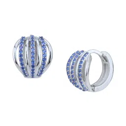 carlton london Women Stone-Studded Stud Earrings image 3