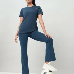 technosport Women Full Length Flared Track Pants image 3