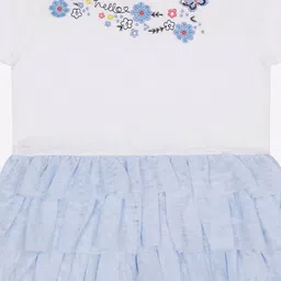 mothercare Embroidered A-line Dress with Ruffles image 3