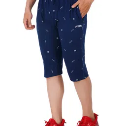 feel track Pack of 2 Printed Flat Front 3/4th Shorts image 3