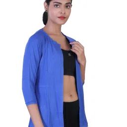 laasa Solid Open-Front Shrug image 3