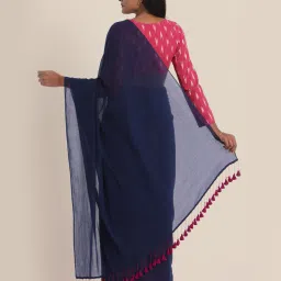 suta Colourblock Woven Saree image 3