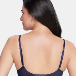 amante Padded Wired Demi Coverage Twilight Dream Lace Bra  - BRA88301 image 3