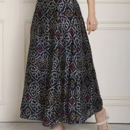 neudis Women Bandhej Print Flared Ghagra image 3